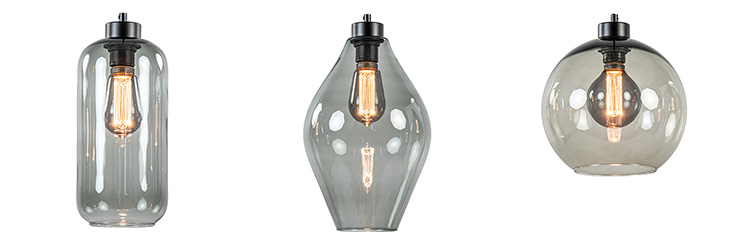 Stel je eigen hanglamp samen Stel je eigen hanglamp samen | maatwerkserie met glas of draadlampen